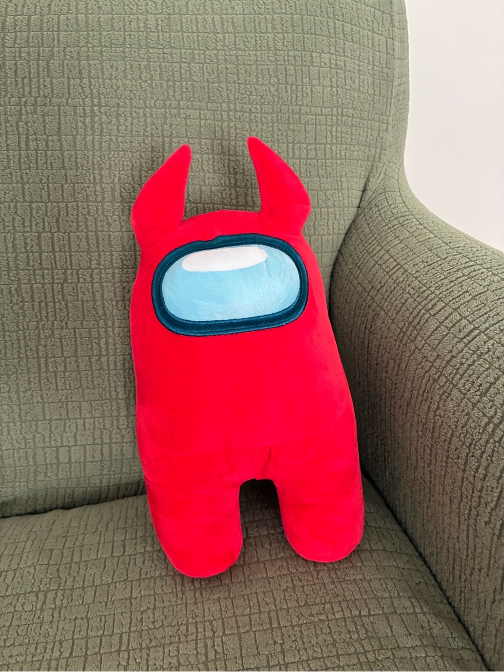 Red Devil Horns Among Us Plush Stuffed Animal